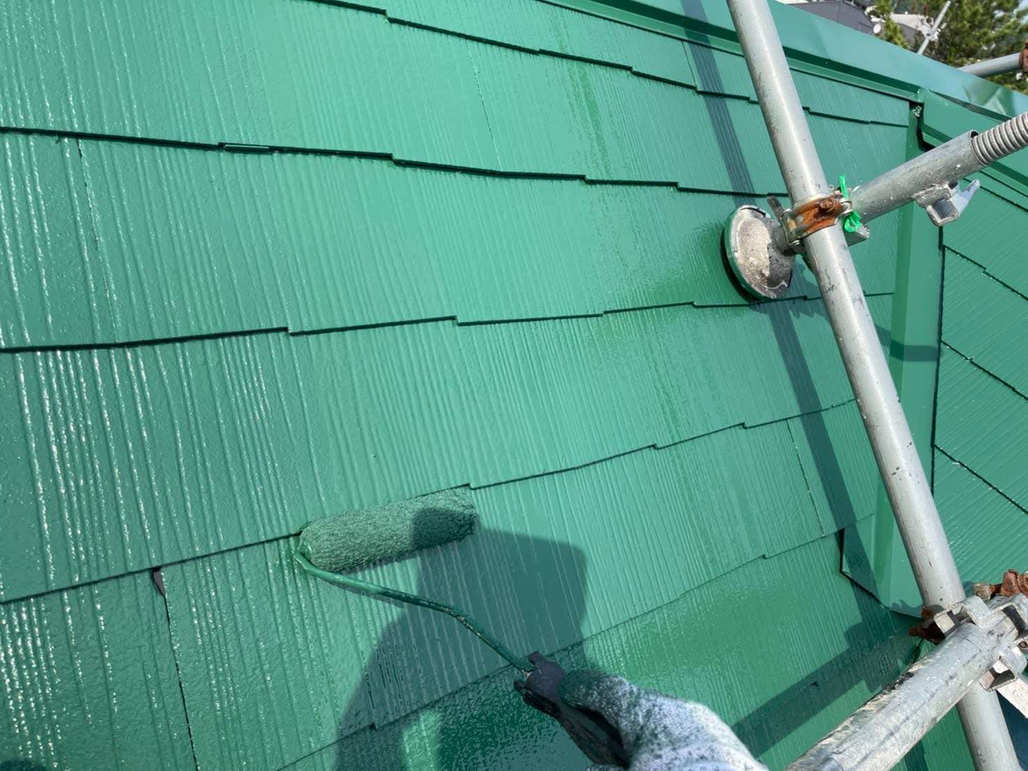 東京都日の出町での改修塗装工事⑦（屋根）｜入間市のノムラ塗装