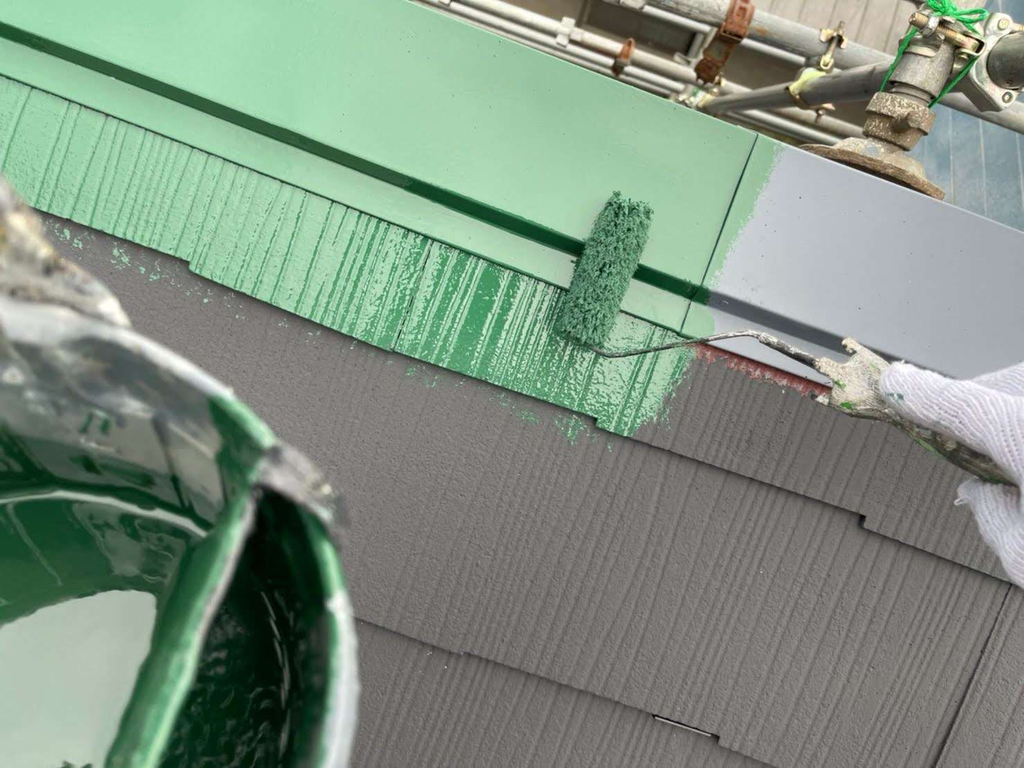 東京都日の出町での改修塗装工事⑥（屋根）｜入間市のノムラ塗装